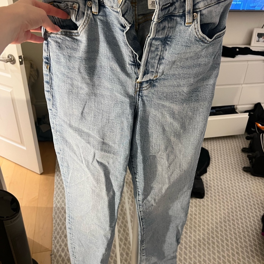 H&M Light Blue Straight Jeans
